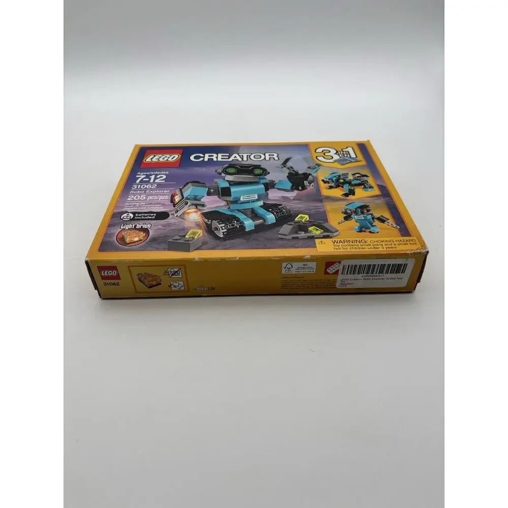 New In Box Retired LEGO Creator 31062 - 3 in 1 Robo Explorer New Sealed